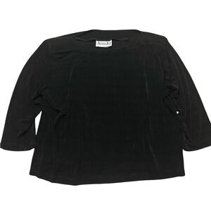 Vintage Vikki Vi Black Women's Top